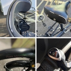 J1794 ★店頭にて試乗可★ アサヒサイクル Asahi Cycle 3段ギア オートライト付 子供乗せ自転車Petit Maman mini プチママンミニ 新品参考価格58,280円 クリーニング、簡易メンテナンス済み