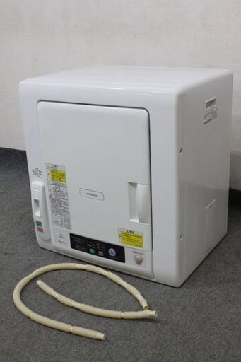 日立 衣類乾燥機 (乾燥6kg) DE-N60WV-W ピュアホワイト 2021年製 中古家電 店頭引取歓迎 R6628)