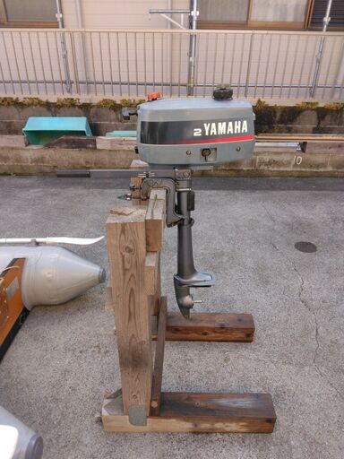 ゴムボート アキレスAR-230／2馬力船外機 ヤマハ2B 6A1／船外機スタンド／付属品　一式