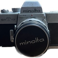ミノルタSRT101 × 50mm f1.7 フィルムカメラ　ケ...