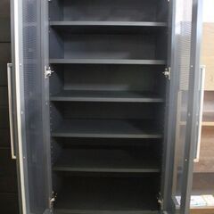 綾野製作所/AYANO Esse/エッセ ダイニングボード 幅60 ストライプガラス サイレントダンパー ブラック系 食器棚 中古 店頭引取歓迎 R6682)