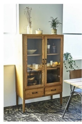 journal standard Furniture ジャーナルスタンダードファニチャー 家具 CHRYSTIE GLASS CABINET クリスティーグラスキャビネット