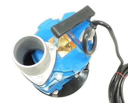 未使用 ツルミポンプ 工事排水用 水中 ハイスピンポンプ ktv2-15 60Hz 200V