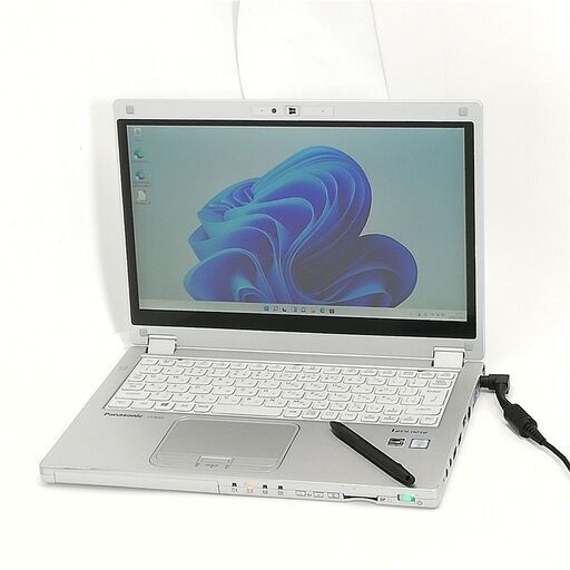 保証付 高速SSD タッチ可 12.5型 ノートパソコン Panasonic CF-MX5AFAVS 中古美品 第6世代Core i5 4GB 無線 カメラ Windows11 Office