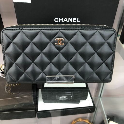 【✨CHANEL 無料買取査定】CHANEL マトラッセ クラシックロングジップ ウォレット　【リサイクルモールみっけ柏店】