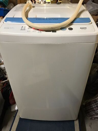 SANYO サンヨー 全自動洗濯機 6.0kg ASW-60B 風乾燥 2010年製