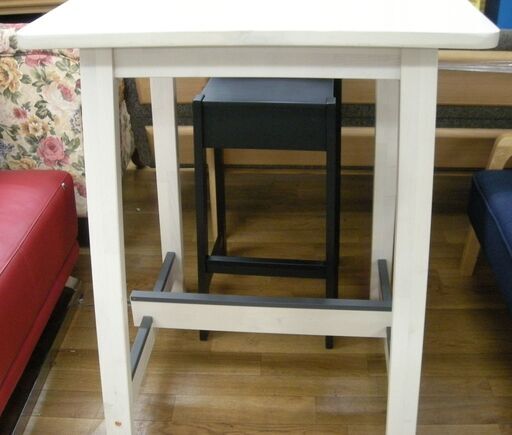 R438 IKEA  BJORKUDDEN バーテーブル ハイ椅子x2 セット 美品