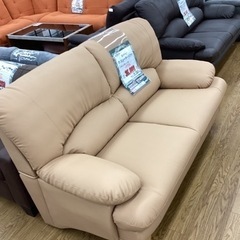KK-92【新入荷　アウトレット】松田家具　スイート　2.5シーターソファ　ライトブラウン