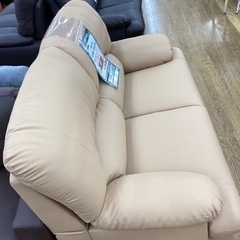 KK-92【新入荷　アウトレット】松田家具　スイート　2.5シーターソファ　ライトブラウン