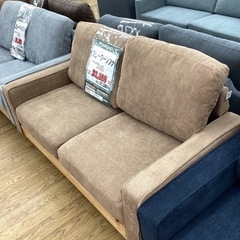 KK-93【新入荷 アウトレット】2シーターソファ ライトブラウン