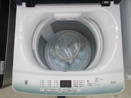 ID:G10001720　ハイアール　全自動洗濯機５．５ｋ
