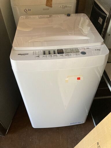☆中古￥10,800！【会員価格￥9,800】Hisense　4.5kg洗濯機　家電　2021年製　HW-T45F型　幅54cmｘ奥行54cmｘ高さ88cm　【BK178】