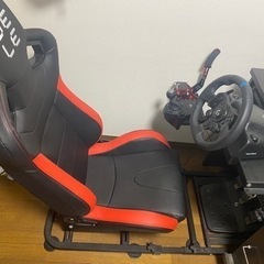 レーシングゲーム用5点セット】ゲームハンドル ➕シフター➕レーシング 