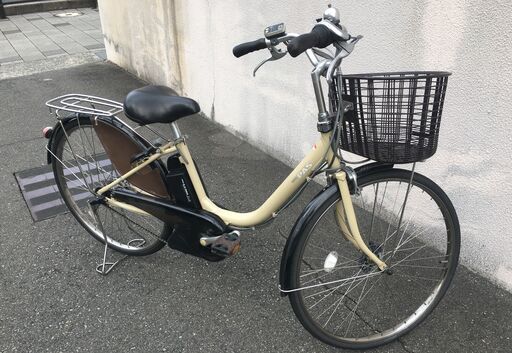 地域限定送料無料　ヤマハ　パス　新基準　子供乗せ　6AH　アイボリー　アシスタ　ビビ　神戸市　電動自転車
