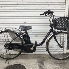 地域限定送料無料 パナソニック ビビ PX 8,9AH 新基準 子供乗せ 紫