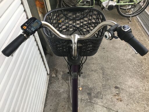 地域限定 パナソニック ビビ DX 新基準 8,9AH 子供乗せ 黒 ナチュラ