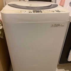 無料！12月23日まで！シャープES-GE55N 5.5kg洗濯機