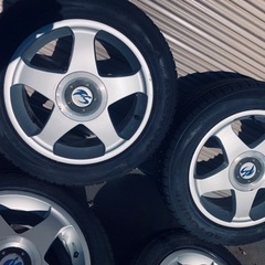 冬タイヤ 205/55R16 プリウス等用マルチホイール付きスタッドレス バリ 