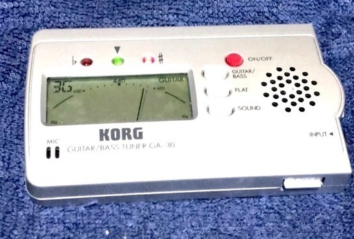 FIRST ACT レア！ミニギターセットKORGチューナー、アダプター付き
