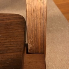 【お受け取りの方決まりました】豊橋木工 アップライトチェア　オイルウォルナット