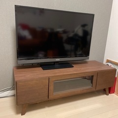 【ネット決済】テレビ台 120cm テレビボード 木目調 一人暮らし