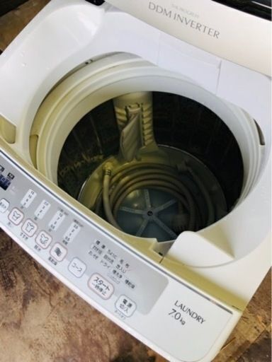 配送可能@　AQUA アクア AQW-V700C(W) [簡易乾燥機能付き洗濯機（7.0kg） ホワイト]