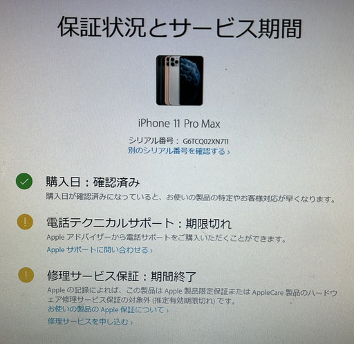 iPhone 11 Pro Max 256 GB SIMフリー