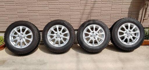 Weds JOKER アルミホイールと、おまけ 8〜9分山 175/70R14 
