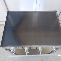 バーベキューに 新品 グリドル 下火式 鉄板焼き グリル 幅７５０ BBQ グリラー 業務用 お好み焼きそば 学園文化祭り キッチンカー プロパンガス仕様 送料4000円