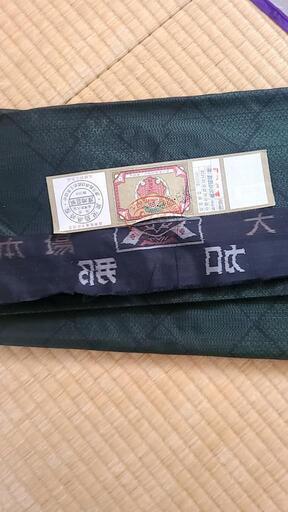 335番　本場大島　鹿児島絹織物証紙付き　着丈 157cm 裄 64cm