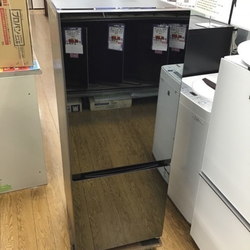 #K-94【ご来店頂ける方限定】Hisenseのミラートップの2ドア冷凍冷蔵庫です