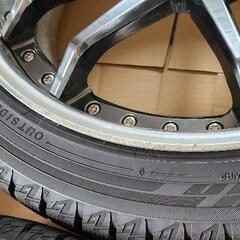 値下げ【良品】 タイヤ ホイール スタッドレス 冬タイヤ 245/40R/20 使用期間短期 元値総額50万以上