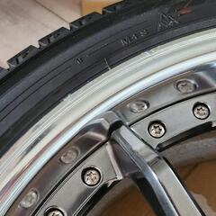 値下げ【良品】 タイヤ ホイール スタッドレス 冬タイヤ 245/40R/20 使用期間短期 元値総額50万以上
