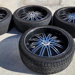 295/35R24 24インチ タイヤ ホイール付き 4本セット