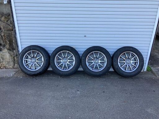 サイズ交換対象外 ブリヂストンスタッドレスセット195/65R15プリウス