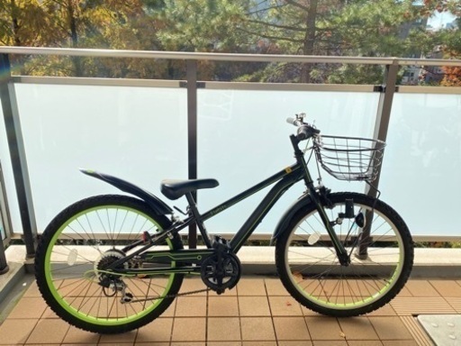 （取引中）24インチ子供用自転車　6段変速付き