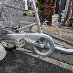 三輪車　中古　ブリヂストンワゴン BRIDGESTONE NBW10 1E60AB0 [自転車（18/16型） シルバー　三輪車　低重心　高積載　狭山市引取限定