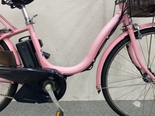 薄いピンク　ヤマハアシスト自転車　6.2ah バッテリー
