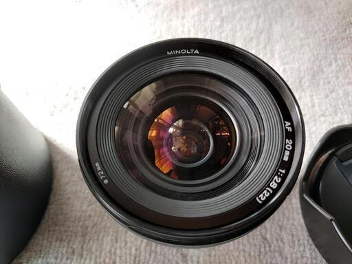 【美品】ミノルタ 単焦点レンズ 20mm f2.8