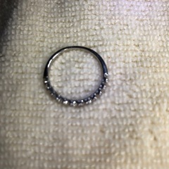 最終値下げ　ハーフエタニティリング