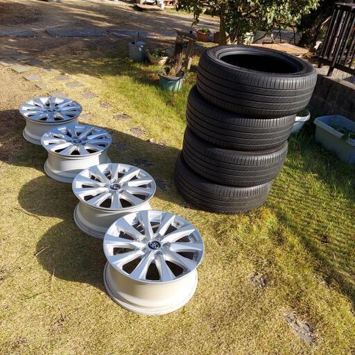 値引き交渉可 カムリ純正ホイールとMICHELIN215/55/R17 タイヤ、ホイール