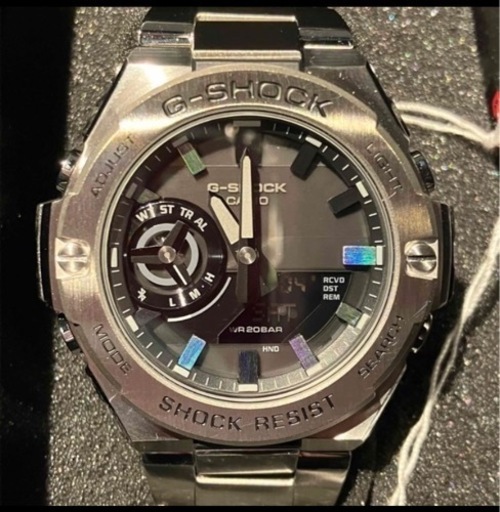 Ｇショック メンズ 腕時計 G-SHOCK G-STEEL GST-B500D-1AJFタフソーラー モバイルリンク機能 シルバー