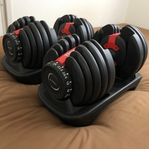 ボウフレックス アジャスタブルダンベル24kg ボウフレックス 24kg 一つ