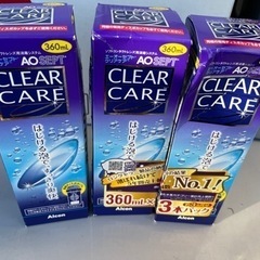 交渉中！問い合わせ返信不可。CLEAR CARE コンタクト洗浄液