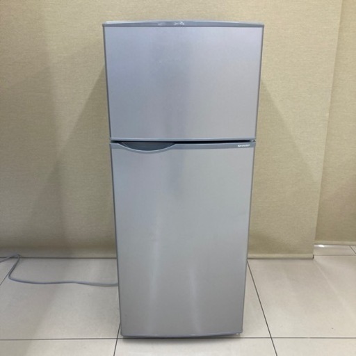 HJ32 【中古】SHARP ノンフロン冷凍冷蔵庫　SJ-H12D-S 19年製