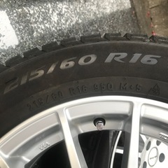 スタッドレス付きアルミ