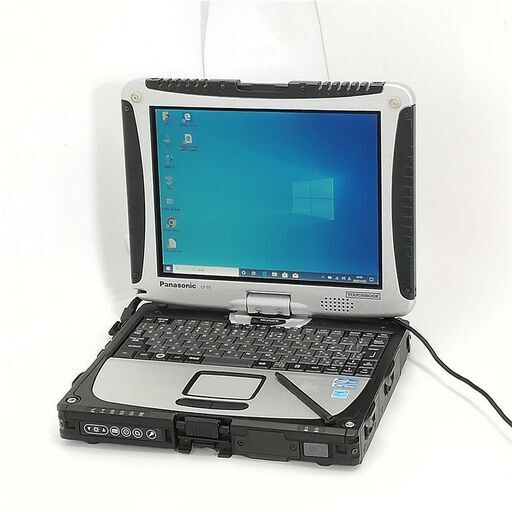 保証付 420時間使用 新品SSD 10.1型 ノートPC Panasonic タフブック CF-19AW1ADS 中古美品 Core i5 4GB 無線 Bluetooth Win10 Office