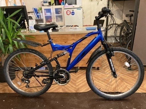 アメリカンイーグル】サスペンション付き 18段変速 26インチマウンテン