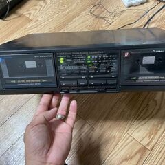 TEAC  カセットデッキ　と　テクニクス　レコードプレーヤー