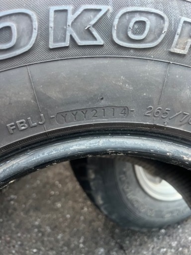 ヨコハマ ジオランダー スタッドレス 265/70R16 - 車のパーツ
